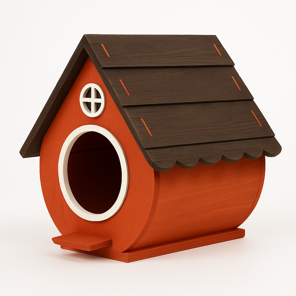 Vogelhaus-Bastelset für Kinder