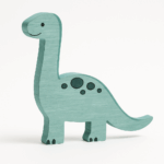 Lustige Dino-Figur zum Bemalen