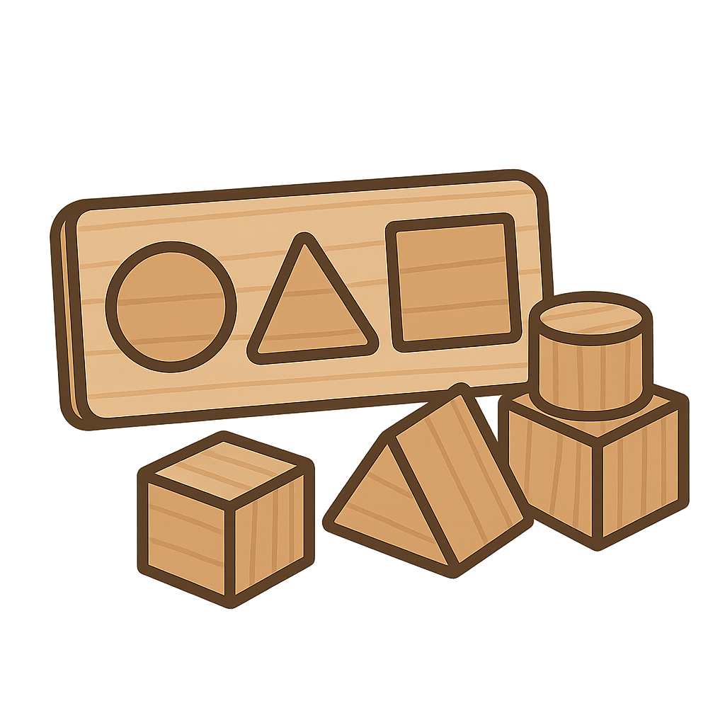 Pädagogisches Spielzeug aus Holz